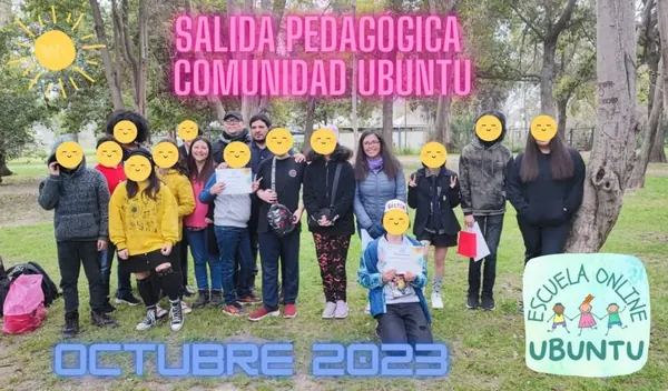 Estudiantes y familias de Ubuntu en una salida pedagógica
